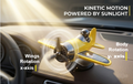 Dual-Axis Solar Powered Kinetic Jet – 360° Rotating Dashboard Gear