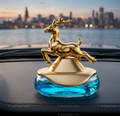 Luxury Golden Elk Car Air Freshener - Humor Liquid Perfume